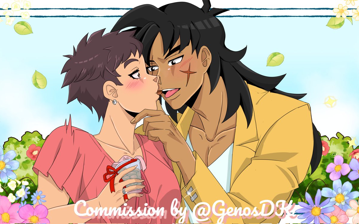 KatoGrimes's tweet photo. So it is Pride month now and I want to show everybody how proud I am to have this wonderful and amazing man by my side 🥰💖🧡😍 Words can't describe how much I love you Yamcha 💖🧡 A big thank you goes to @GenosDK for this amazing commission 🥰 https://t.co/hGaGHfEoMG