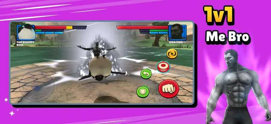 memewarsfun's tweet photo. Play as your favorite internet meme legends in the ultimate 3D arena showdown. 

Fast 3-minute battles with real combos, dashes, ultimates, and ranked 1v1 matchmaking. 

Summon OP Memes, climb the global leaderboard, and mog on the enemies. https://t.co/nibjZIpYcg