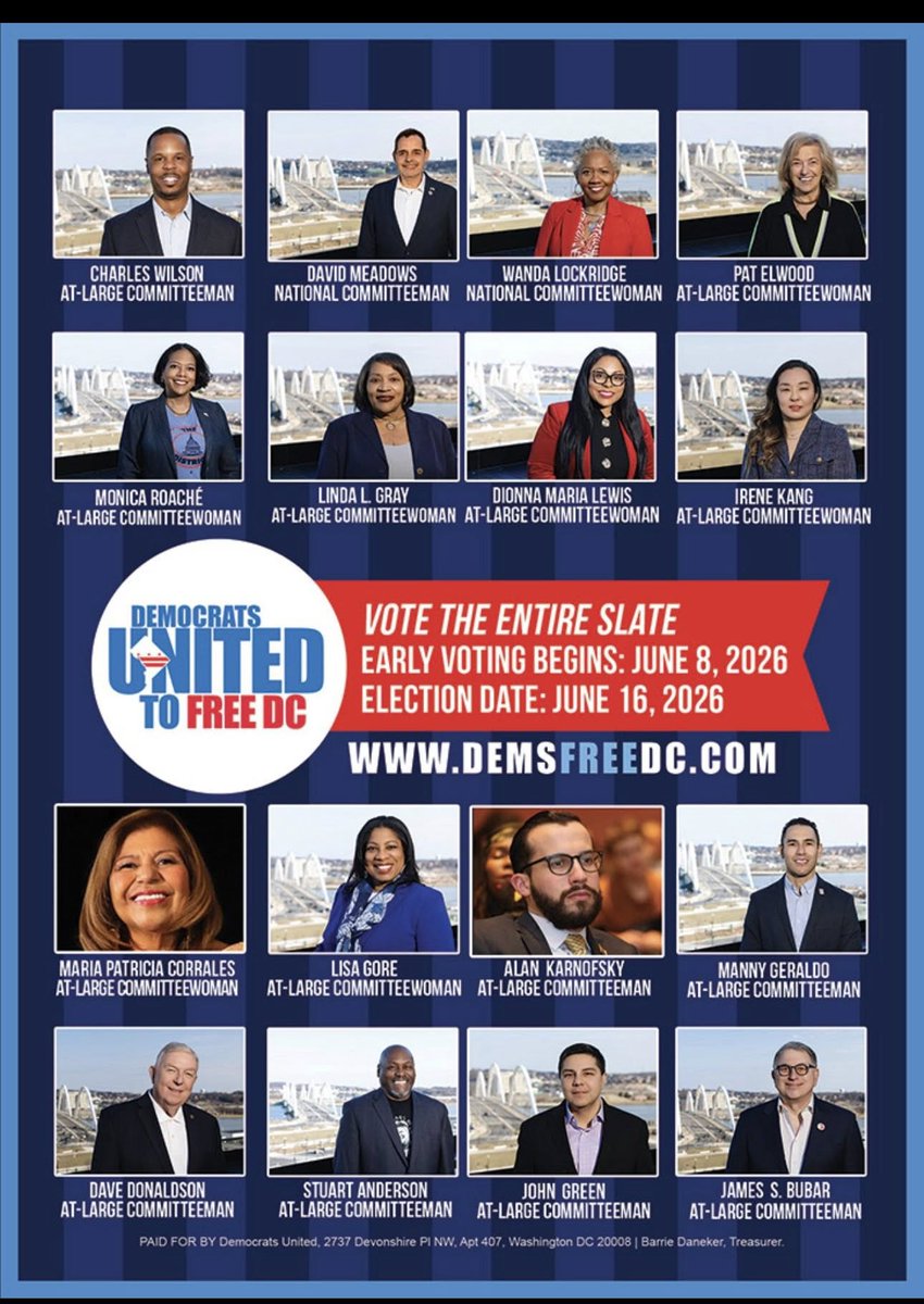 DCMeadows's tweet photo. Roughly 14,300 votes have been cast. Plenty of time for expected 115K Democratic voters to select #DemocratsUnited for Democratic Committee seats and don't forget to turn over your ballot and then sign it! https://t.co/opORJObguT