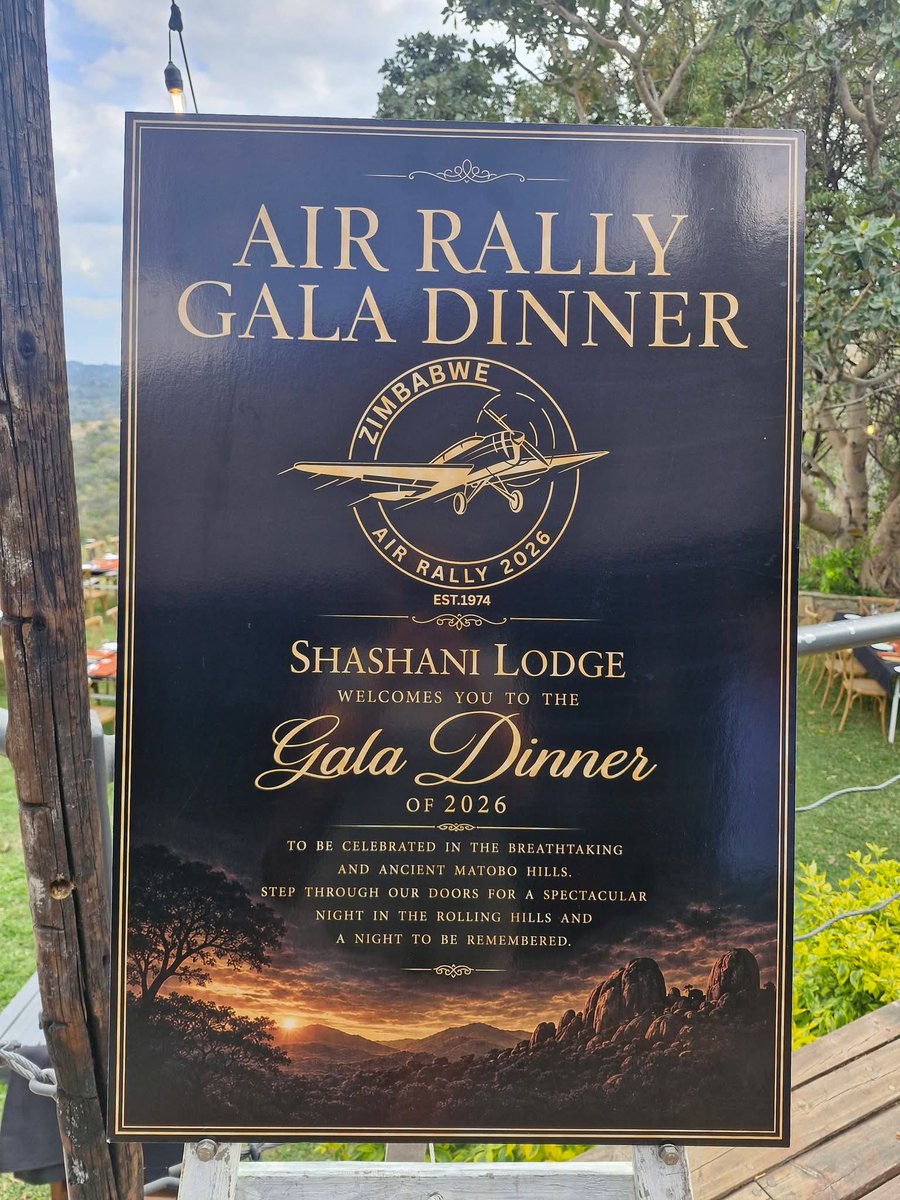 Air Rally Gala Dinner 2026.... 📸 Shashani Motobo Hills Lodge