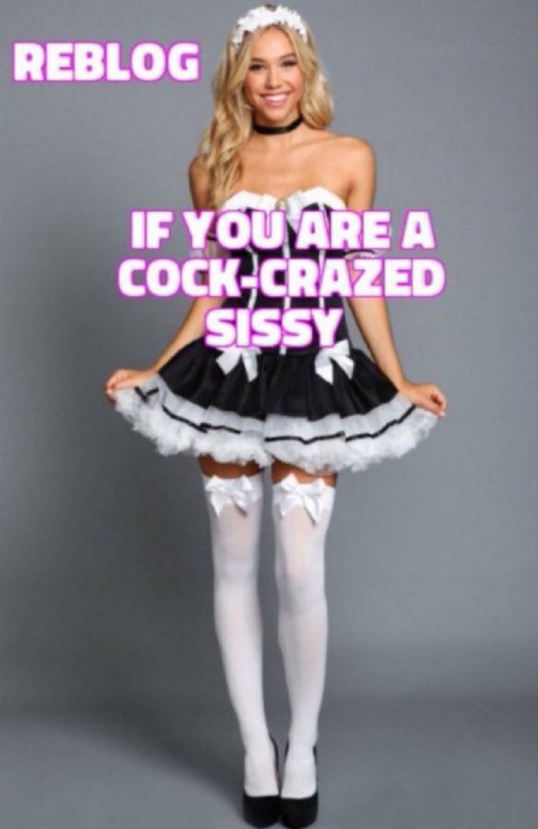 DSissies51956's tweet photo. Reblog slut https://t.co/iNE8KKZvwv