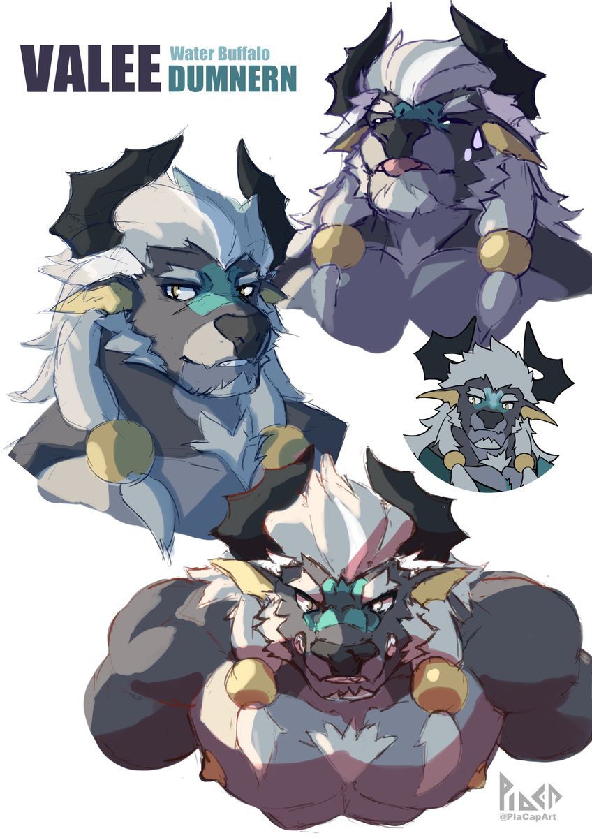 PlaCapArt's tweet photo. Been working on my OC. I want a big calm daddy bull vibe character.
#furry #furryart #oc https://t.co/M6JMB6AMG6