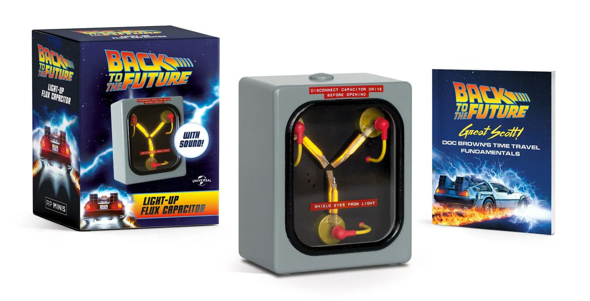 BacktotheFuture's tweet photo. Back to the Future Miniature Light-Up Flux Capacitor with Sound https://t.co/763YJ6IQAC https://t.co/E0jVXM096x
