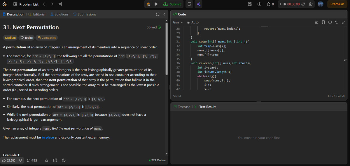 vexstack's tweet photo. Day 1 of #SDESheetChallenge Done with todays challenge! #SDESheetChallenge

@takeUforward_
@striver_79
Solved:  
Set Matrix Zeroes (took some crazyy brute force 💀but yea solved by my own)
Pascal's Triangle 
 Next Permutation https://t.co/z402xXJNhn