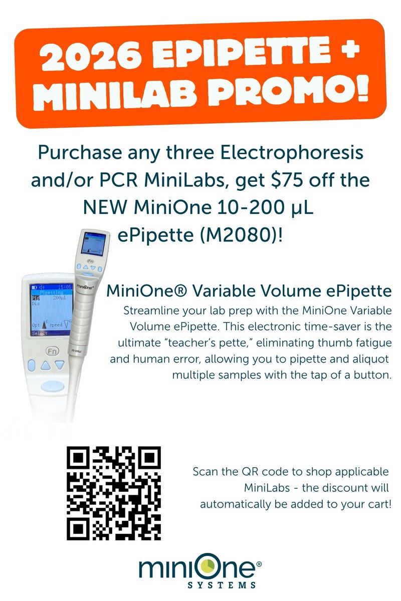 MiniOneSystem's tweet photo. No June Gloom here - check out this great new offer to help streamline your fall 2026 lab prep! 
https://t.co/Vu5z0iuGvx https://t.co/dJ3rTPiltW