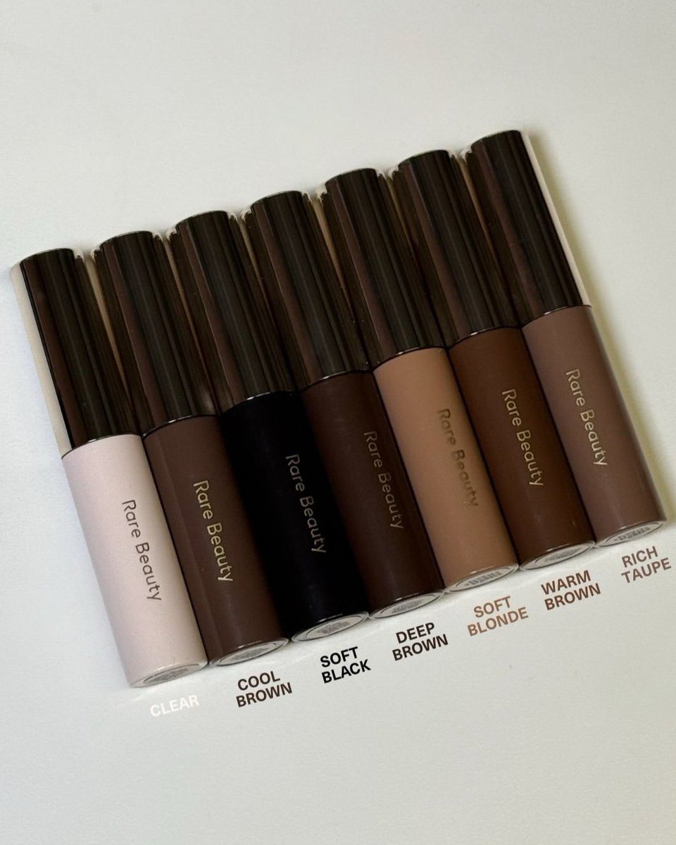 SelenaFanClub's tweet photo. The new @rarebeauty Brow Harmony Tinted Flexible Lifting Gel 🤎 Available in 6 shades now online and in-store @Sephora, @ultabeauty and https://t.co/jWHp1dfXd2 https://t.co/1mLEAakLRA