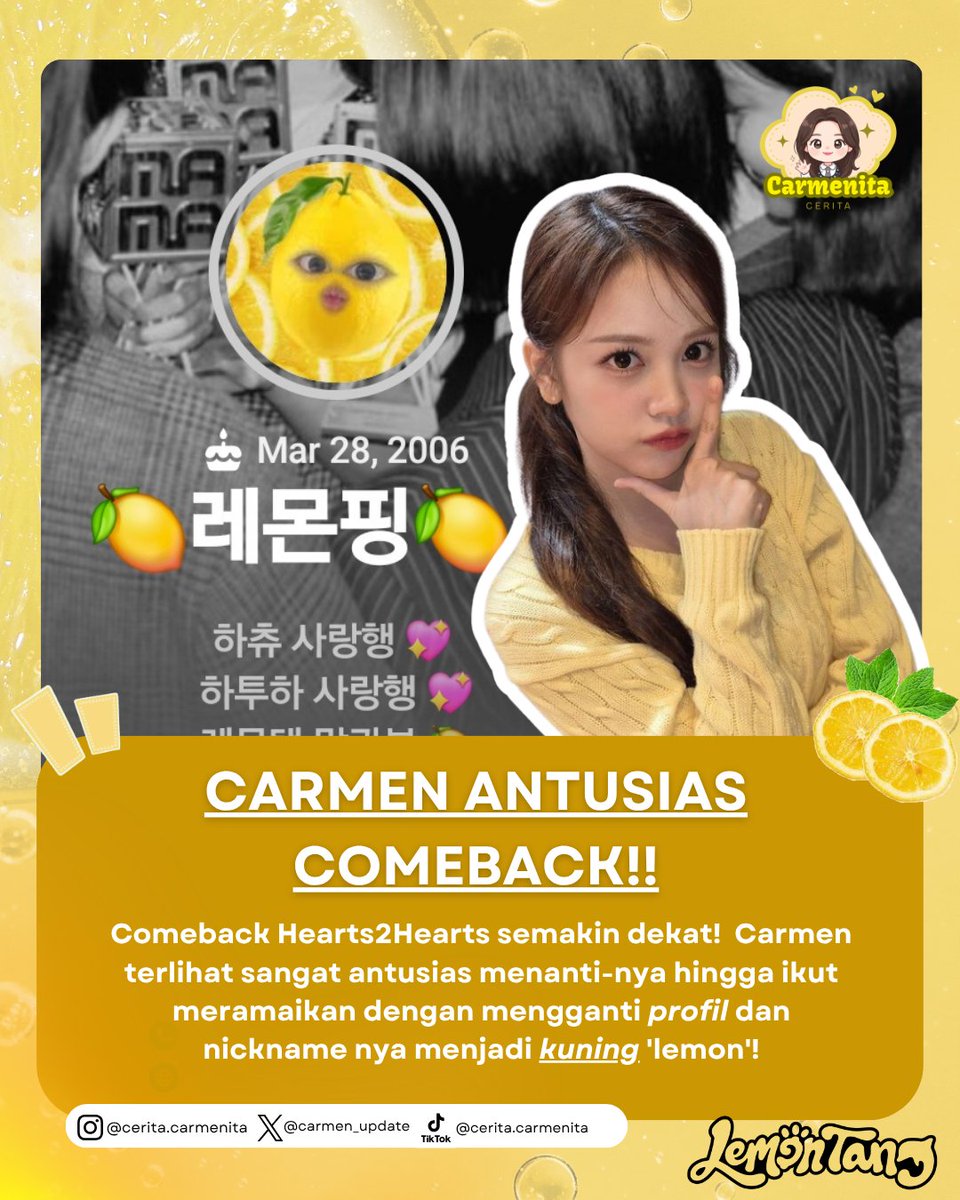 CARMEN (카르멘) FANBASE INDONESIA 🇮🇩 tweet media