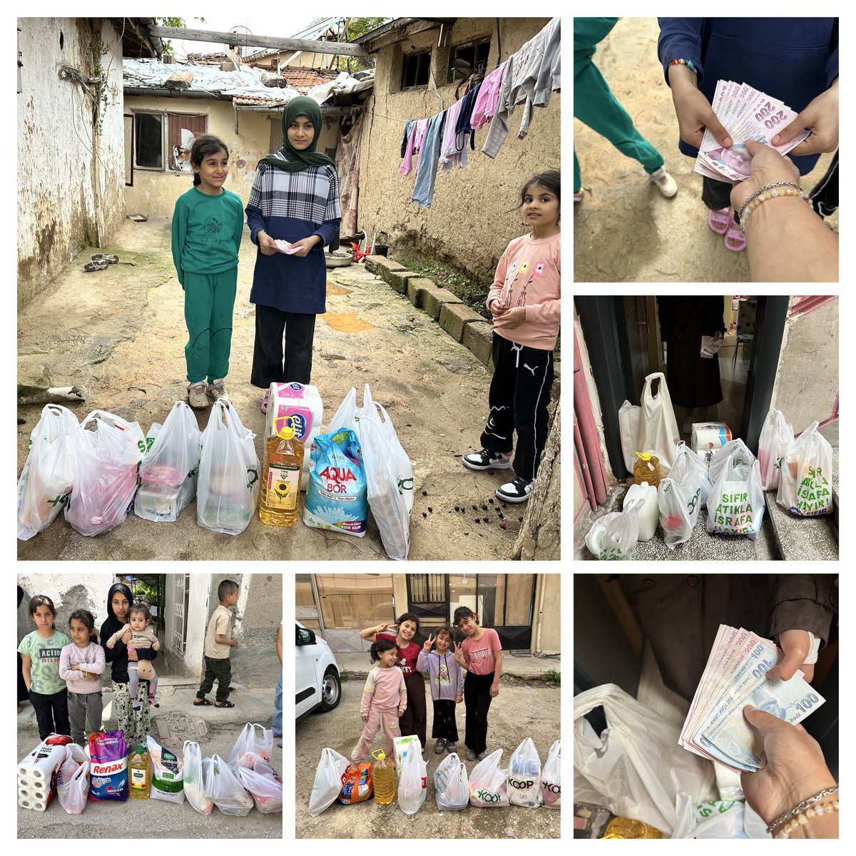 Sabribuyukdemir's tweet photo. Yetim ailelerimize gıda ve nakit yardımları ulaştırılmaya devam ediyor. Toplam 12 ailemize gıda ve nakit desteği verildi. Rabbim hayırlarınızı kabul eylesin inşaallah https://t.co/HR2jI7LEmT