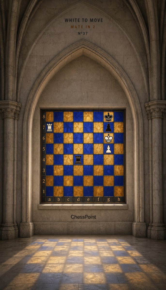 ChessPoint_'s tweet photo. White to move. Mate in 2.

If your first instinct is a check, slow down. Look again.

Reply with the line. No engines. https://t.co/o6xB1R0Yj4