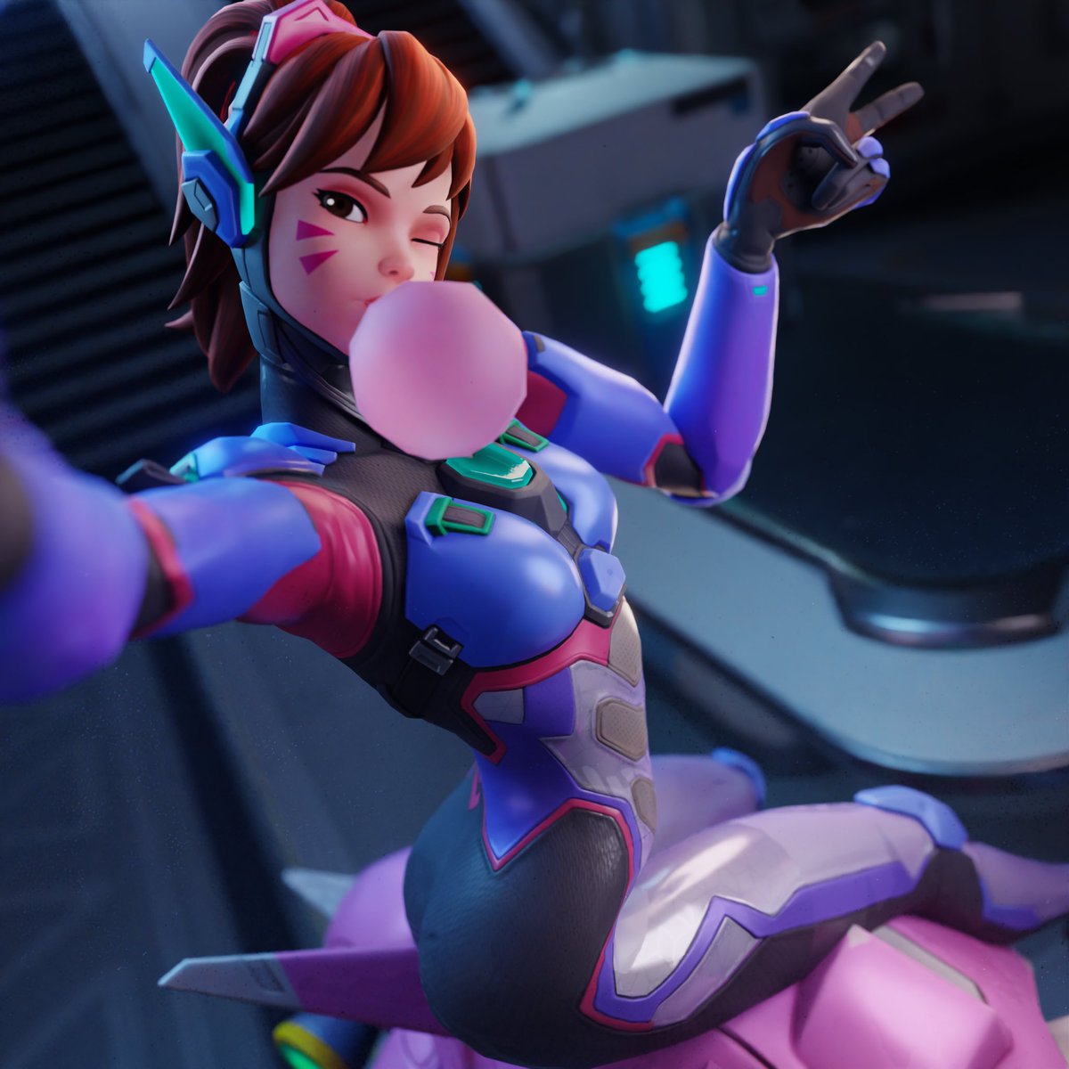 Xgamer3607's tweet photo. She’s A Bit of A Diva! 💖👾 

❤️ + 🔄 are appreciated!! 

#Fortnite #FortniteArt #FortniteChapter7 #Overwatch https://t.co/eV37PGvupJ