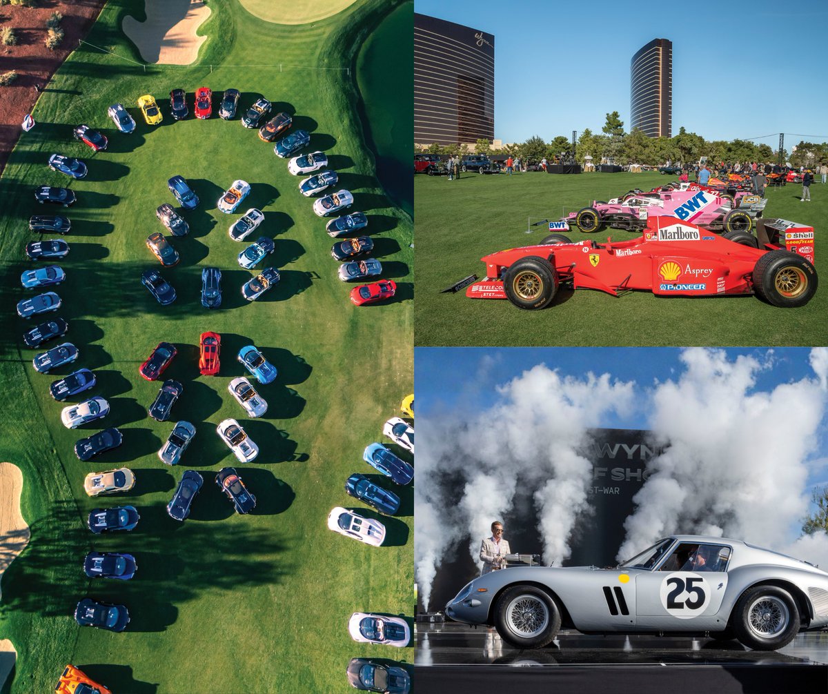 MaximMag's tweet photo. The fourth annual Concours at Wynn Las Vegas brought together more than 70 Ferraris, a $7 million Pagani world debut, and nearly 7,000 collectors—making it the most spectacular automotive event in Sin City history.

#maxim #ferrari #concours #luxurycars #maximmagazine https://t.co/kbYUGrkkVf