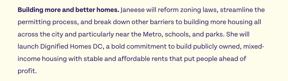 MMKavanagh's tweet photo. Why is @mattyglesias just straight up misrepresenting @Janeese4DC platform?  Critique her as overambitious, fine, but this is just sillytown... https://t.co/2ogcnbzfUf