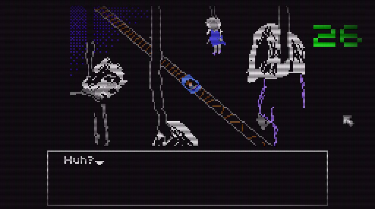 DLsite537's tweet photo. - 奇妙なゲーム展 #3-   

悪夢のチャンネル視聴ゲーム 
『Nightmare Zapping』

テレビのチャンネルを切り替え、
ある村で起きた奇妙な現象を掘り下げる。
各チャンネルはストーリーがつながります。

プレイタイムは各2時間,
謎のような展開が次々と繰り広げられる傑作ホラーだ。
 
[奇妙なゲーム展 3/1,000]