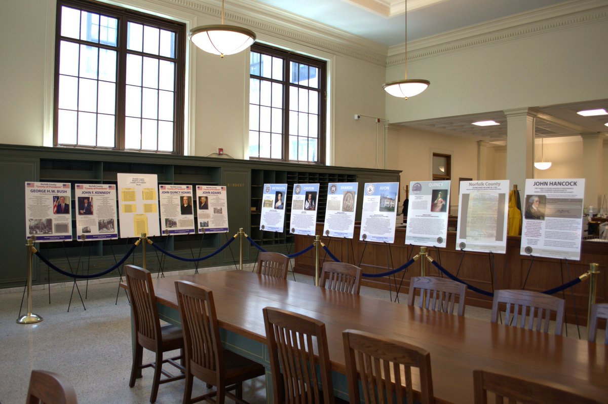 NorfolkDeeds's tweet photo. In celebration of our nation’s upcoming 250th anniversary, the Registry of Deeds is proudly displaying storyboards that highlight notable individuals from Norfolk County who helped lay the foundation of our freedoms and those who worked to preserve and protect them. https://t.co/N4iaY53X9k