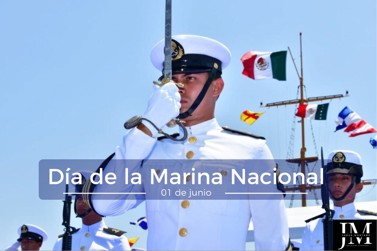 Montano_Ventura's tweet photo. 🌊⚓ Día de la Marina Nacional

Los mares de México son testigos del esfuerzo y la dedicación de mujeres y hombres que sirven con honor a nuestro país.

Reconocemos su invaluable labor para fortalecer el desarrollo, la seguridad y el bienestar de México.

🇲🇽 Gracias por su compromiso y lealtad.

#DíaDeLaMarinaNacional