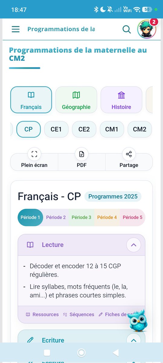 Profsdesecoles's tweet photo. Des propositions de programmations pour tous les niveaux, de la maternelle au CM2, et dans tous les domaines 📚✨

De quoi gagner un temps précieux pour préparer l’année 👌

Et ce n’est que le début… Une grosse nouveauté arrive dans quelques jours 🚀

https://t.co/ceQTvhGp2O https://t.co/OloUkd3s1K