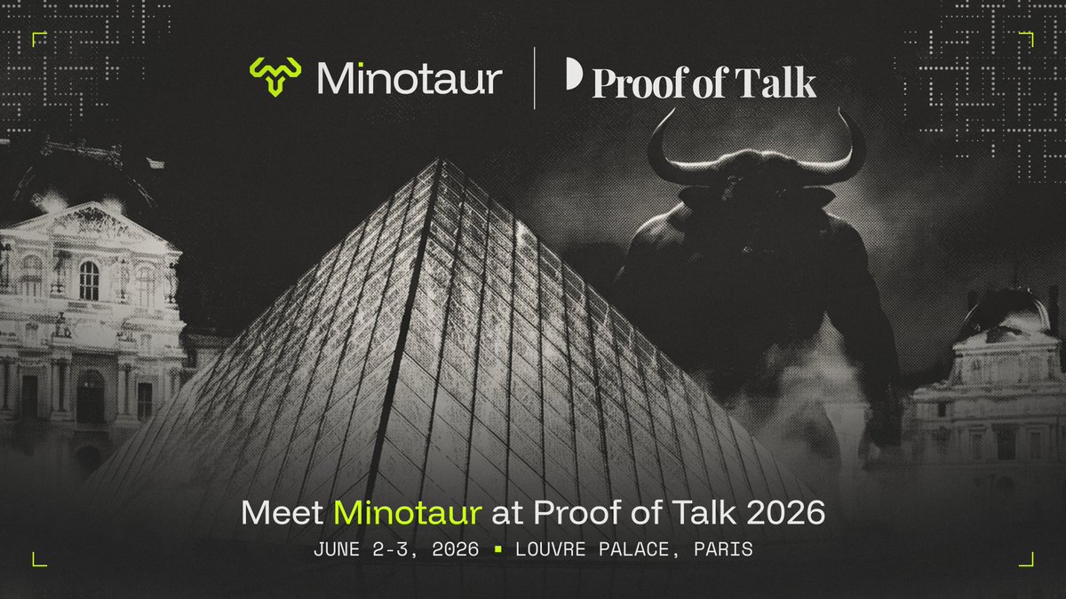 minotaursubnet's tweet photo. The Minotaur team will be in attendance at @proofoftalk this week in Paris.

There’s no bigger opportunity than sharing the room with some of the greatest minds in Bittensor, alongside top AI builders, innovators, and investors shaping the future of decentralized intelligence.

We’re looking forward to connecting with people across the ecosystem and discussing how Minotaur is preparing DeFi for an agentic future using Bittensor’s decentralized AI network.

If you’ll be at the Louvre on June 2-3, don’t hesitate to stop by and connect with the team.

Look out for the @tsliceAI lanyard 👀

See you there.