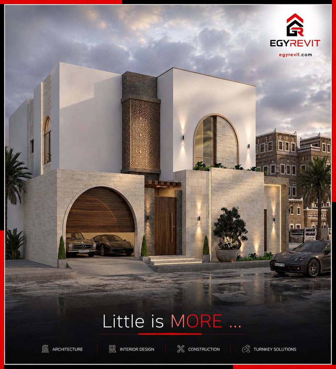 egyrevit's tweet photo. Little is MORE…
“الأقل هو الأكثر”
حين تتحول البساطة إلى لغة للفخامة، ويصبح كل تفصيل مدروسًا ليعكس الأناقة والرقي بأقل العناصر وأكثرها تأثيرًا.

#ايجي_ريفيت #مخططات #مكتب_هندسي #جده #مساء_الخـير https://t.co/uhMULppRdQ