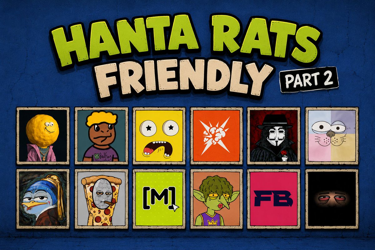 HantaRats's tweet photo. Of course, we couldn't overlook the communities that were among the first to support us.

They believed in HANTA RATS from the very beginning, and we're proud to welcome them to the whitelist as well. 🐀

Loyalty matters.
Support matters.

And we never forget those who helped us grow.

@D3lMundos 
@BADFROGS11 
@D00ds_eth 
@XPLODIES69 
@_MASKED_NFT_ 
@Octo0x 
@MADUNIVERSEETH 
@getmarkit 
@GoblynzNFT 
@finalbosuX 
@imcsnft