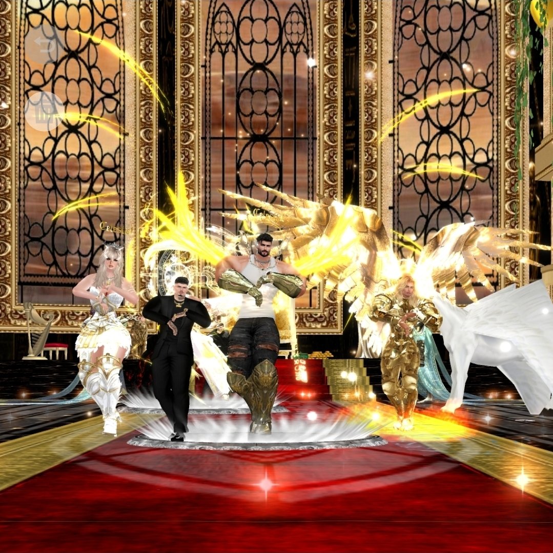 topdicasgames's tweet photo. Dançando com meu Pai Zeus no maior clã de personagens de fantasia do @imvu mundial, os CELESTIAIS.  Quer fazer parte de um clã de seres celestiais guerreiros?
Fala comigo aqui! https://t.co/05rDx2wqTA