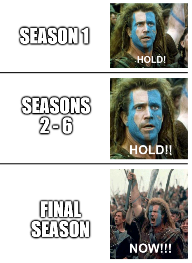 FleaFlickrVT's tweet photo. How streaming show writers resolve plots https://t.co/My1XVYkyD9