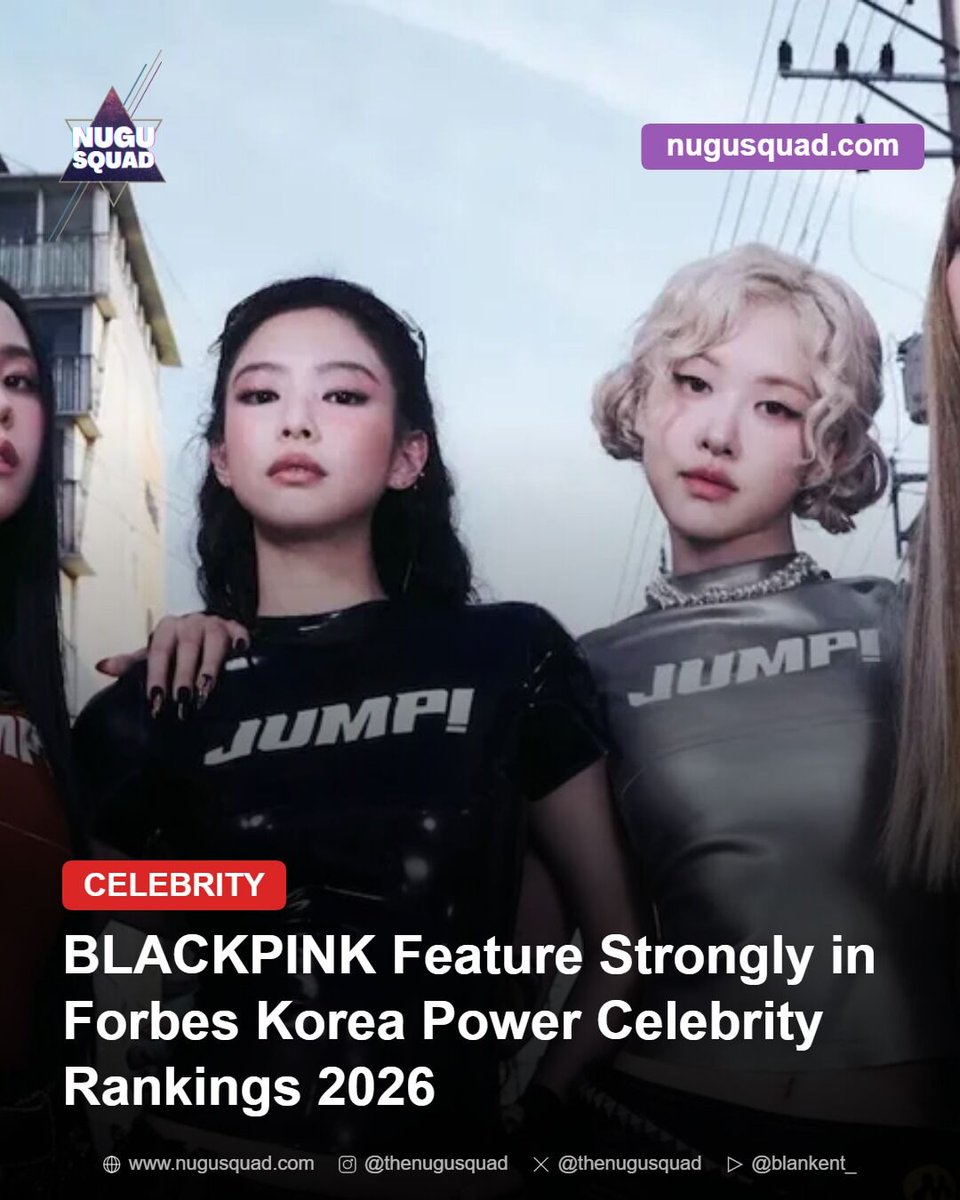 TheNuguSquad's tweet photo. 🔗 Read more: https://t.co/mr1F2npkTG
BLACKPINK Feature Strongly in Forbes Korea Power Celebrity Rankings 2026
#Celebrity #BLACKPINK #blackpink #forbes #forbeskorea #celebritylist #blackpinkforbeskorea #blackpinkdeadline #kpop #nugusquad https://t.co/8SPNGw2JVV