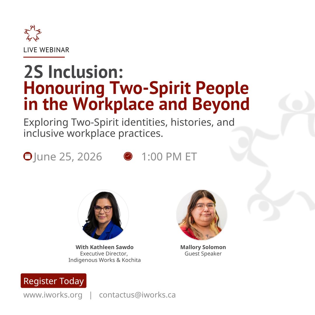IndigenousWorks's tweet photo. Pride Month provides an opportunity to learn about and honour Two-Spirit voices, histories, and perspectives.

Join us June 25.

🔗 https://t.co/tAjbYRNgLI

#PrideMonth #TwoSpirit #IndigenousLearning https://t.co/G5xwTlKi5N