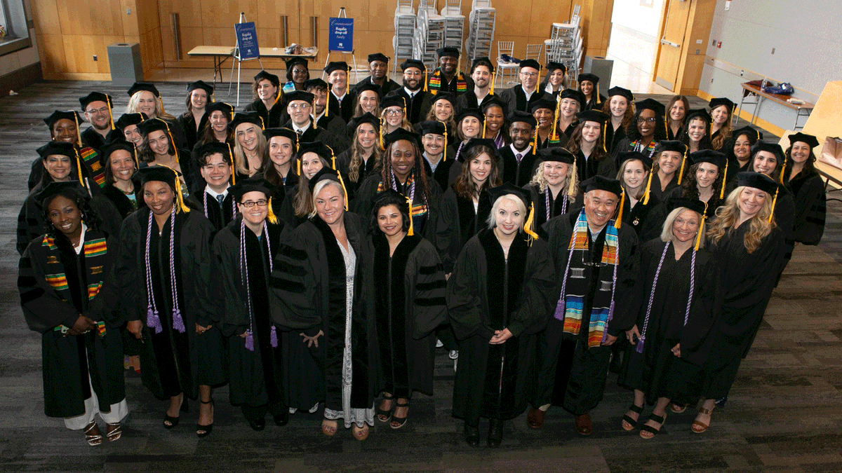 UMassChan's tweet photo. Everyone you see here is now a graduate of UMass Chan Medical School! These are the 2026 class photos for the three graduate schools that make up UMass Chan. 

#UMassChan2026 #MedSchool #MedicalSchool #MedEd #MedTwitter #NurseTwitter #PhDTwitter #UMass @UMassMDPhD @UMass https://t.co/WSz0JxEDg8