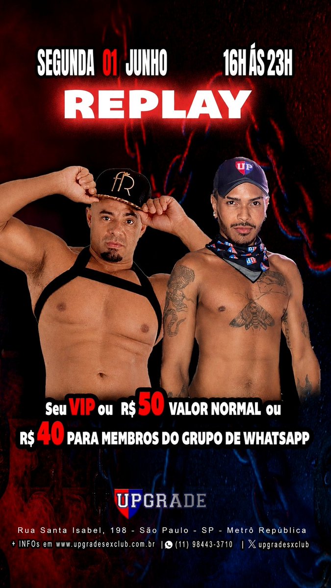 boyvicttor's tweet photo. Bora pra @upgradesxclub hoje ? 

Espero vocês logo mais 
🔥🧨🔥🧨🔥🧨🔥🧨🔥🧨🔥🧨 https://t.co/0l2uSowKPK