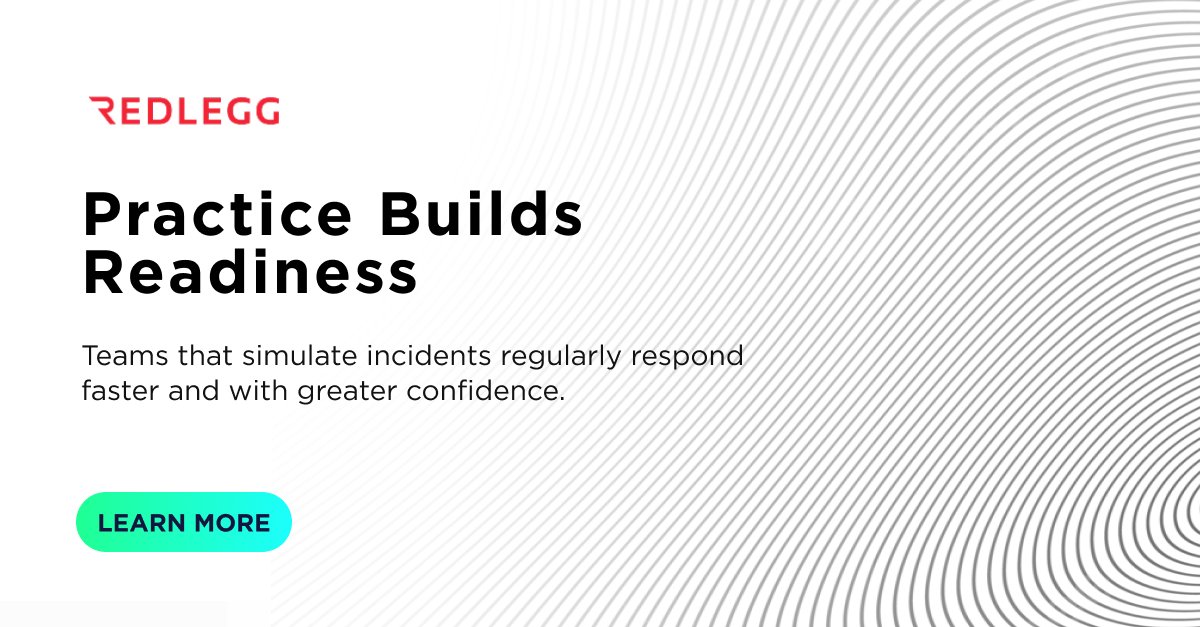 RedLegg's tweet photo. How prepared is your team for a real incident?

Plans don’t fail on paper.
They fail in real time.

Without practice, response breaks down.

Test your response before it matters⬇️:
https://t.co/tBVjwGhrmH

#Cybersecurity #IncidentResponse #TabletopExercises https://t.co/RNYmvY6mD3