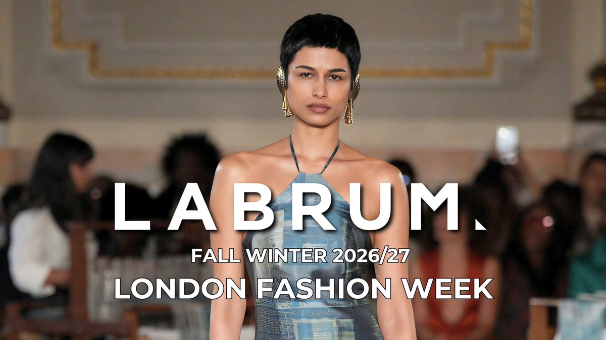 Brandibay1's tweet photo. Labrum FW26/27 explores identity and craftsmanship through a unique runway experience.

🎥 Watch the full Model ID video:
https://t.co/f9vyvtnK5B
#Labrum #LFW #ModelID https://t.co/y5EWz5mo7m