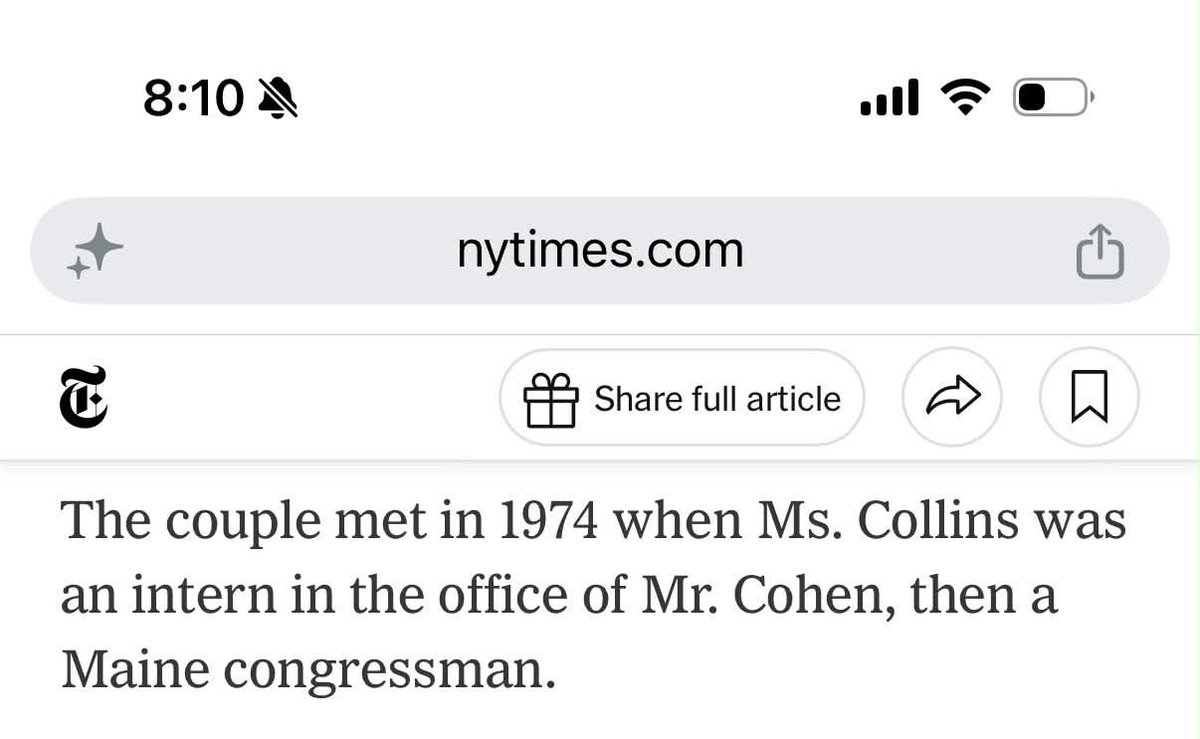 aobrien2010's tweet photo. Susan Collins should be careful about throwing stones from glass houses when it comes to issues of infidelity. It’s been an open secret in Washington DC for decades but the WSJ &amp; NY Times have never probed into it. Wonder why? https://t.co/pkFGTRbXvz