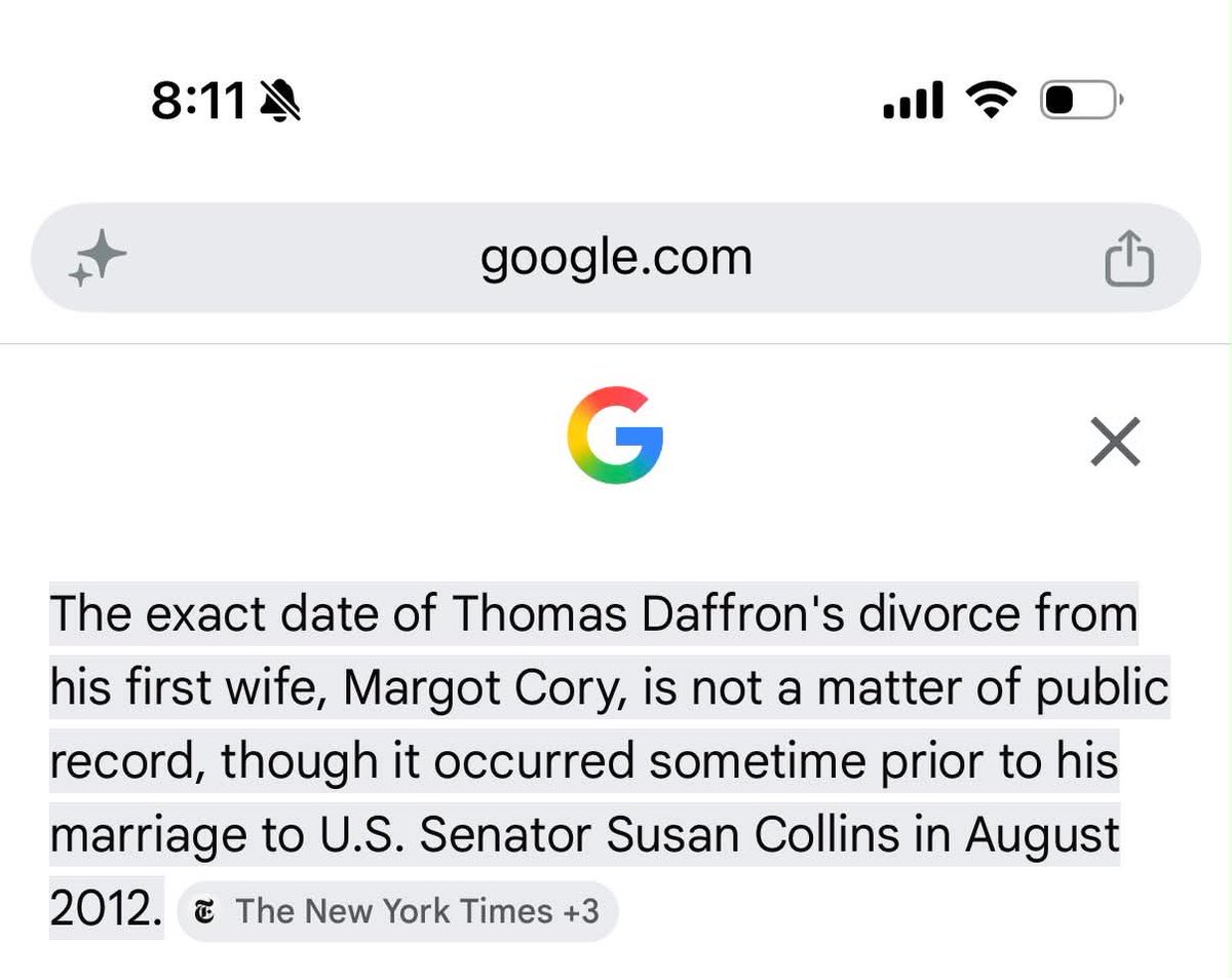aobrien2010's tweet photo. Susan Collins should be careful about throwing stones from glass houses when it comes to issues of infidelity. It’s been an open secret in Washington DC for decades but the WSJ &amp; NY Times have never probed into it. Wonder why? https://t.co/pkFGTRbXvz