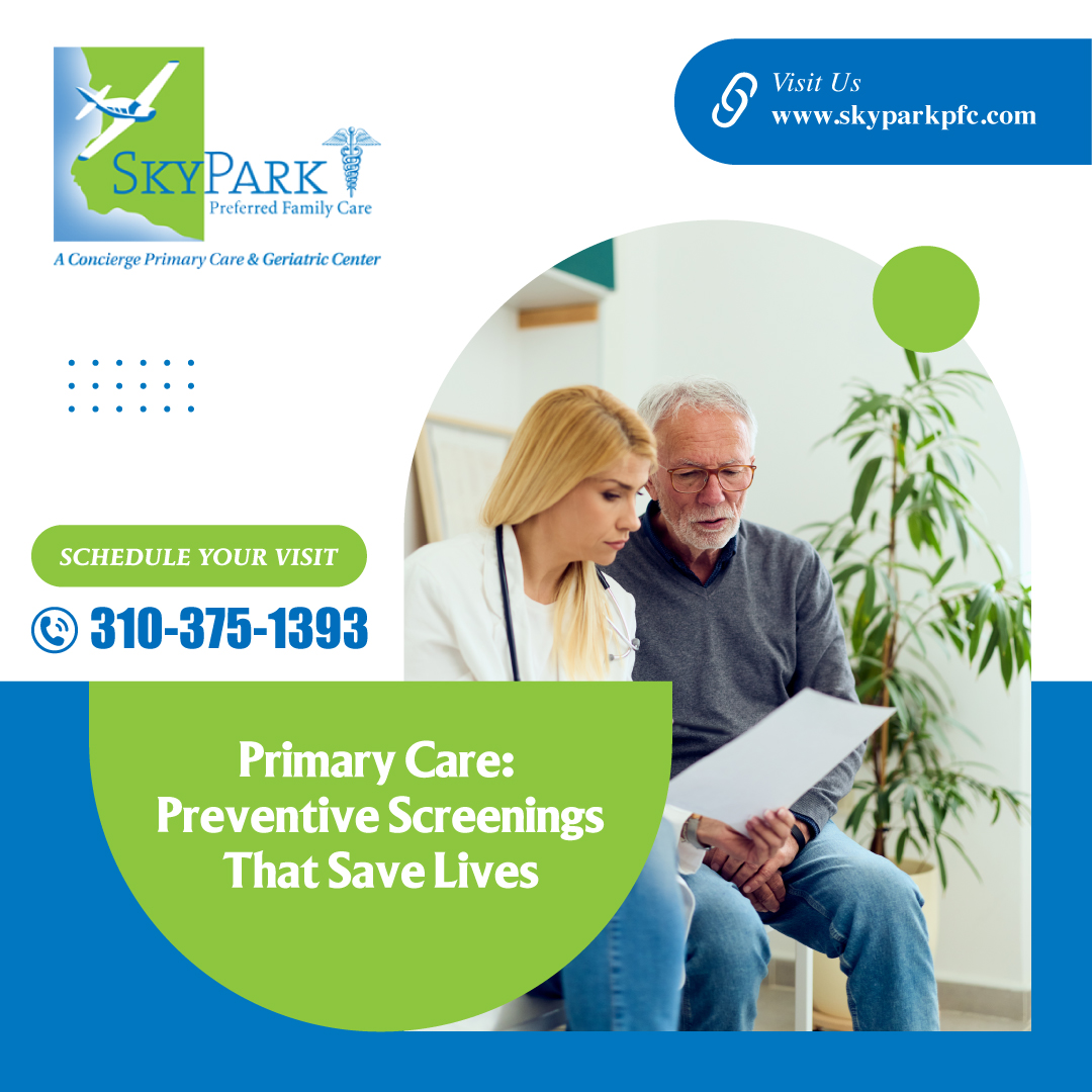 skyparkpfc's tweet photo. Most serious conditions show no early symptoms. At Skypark Preferred Family Care, we offer personalized preventive screenings. Call 310-375-1393 or visit https://t.co/yihkVQLxvS to schedule. 

#SkyparkPFC #PreventiveCare #PrimaryCareTorrance #EarlyDetection #HealthScreenings https://t.co/eKwl7CFY8W
