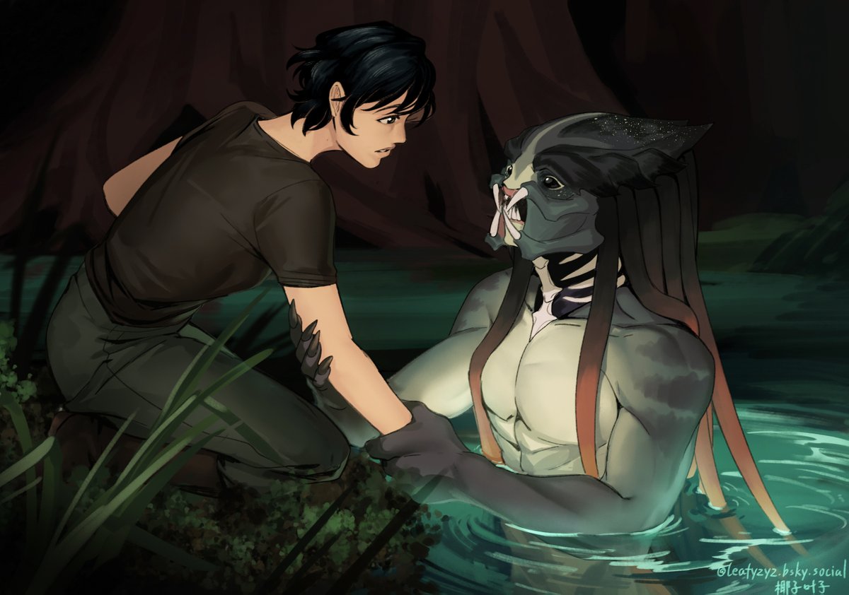 leafjuly's tweet photo. Yautja world OCs https://t.co/ohYlP5gB9w