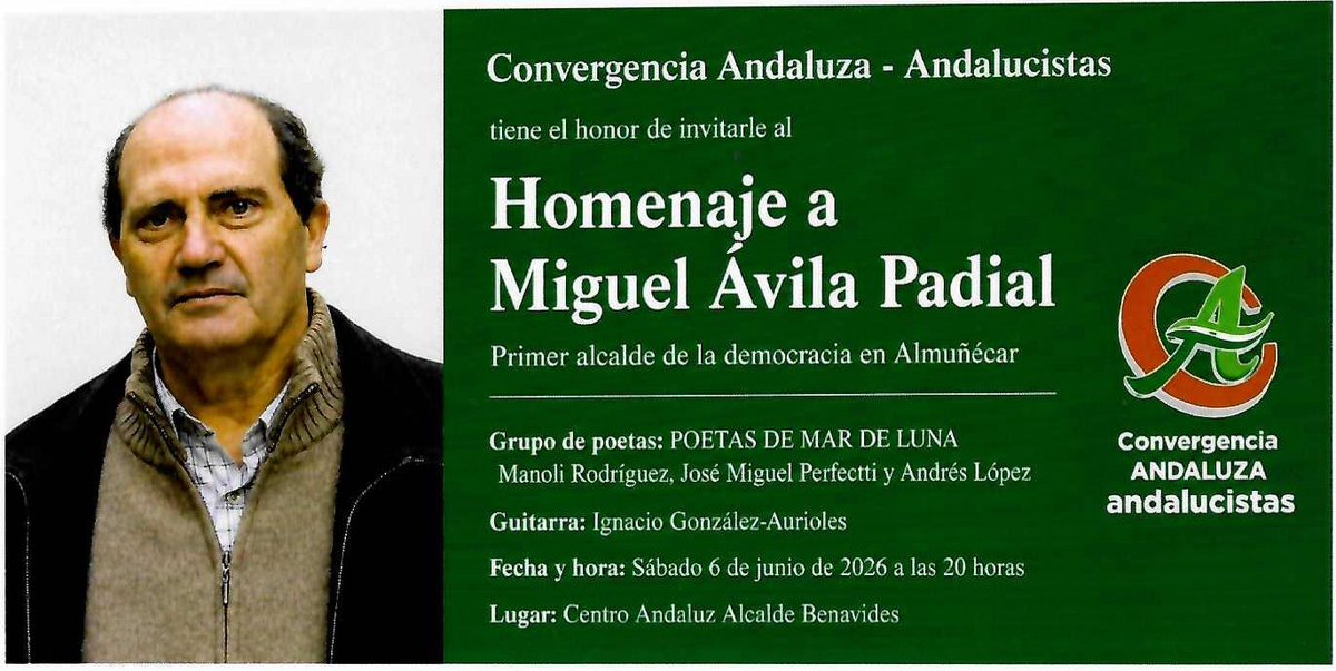 rcrdebenavides's tweet photo. Recital poético abierto a todos los públicos. https://t.co/0VsXKQJr9n