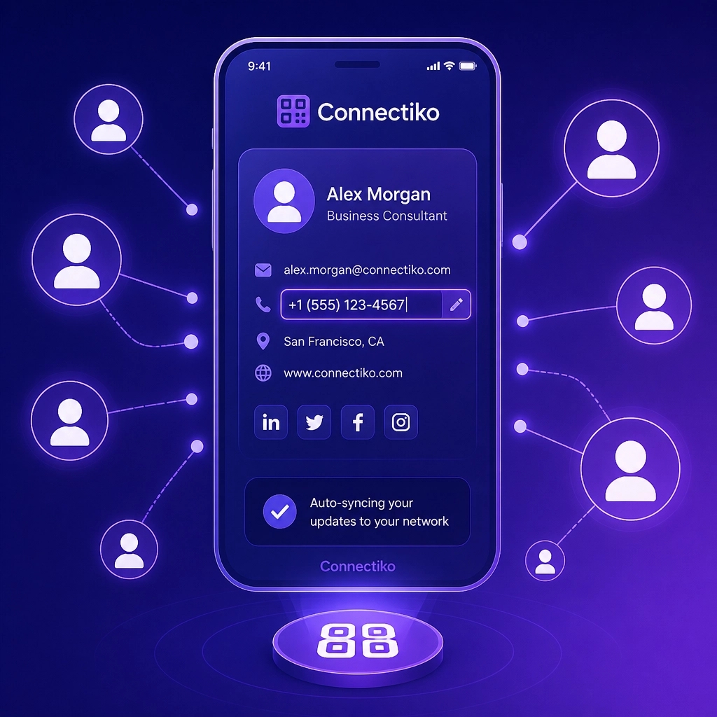 ConnectikoIO's tweet photo. Morgan changed their phone number, and 500 contacts were updated automatically. No "New number, who dis?" texts required. 🔄

Keep your network current without manual labor. Your updates sync directly to their QR Wallet.

https://t.co/UoE8xBQpKs #Efficiency #Networking https://t.co/cctUS8jIMs