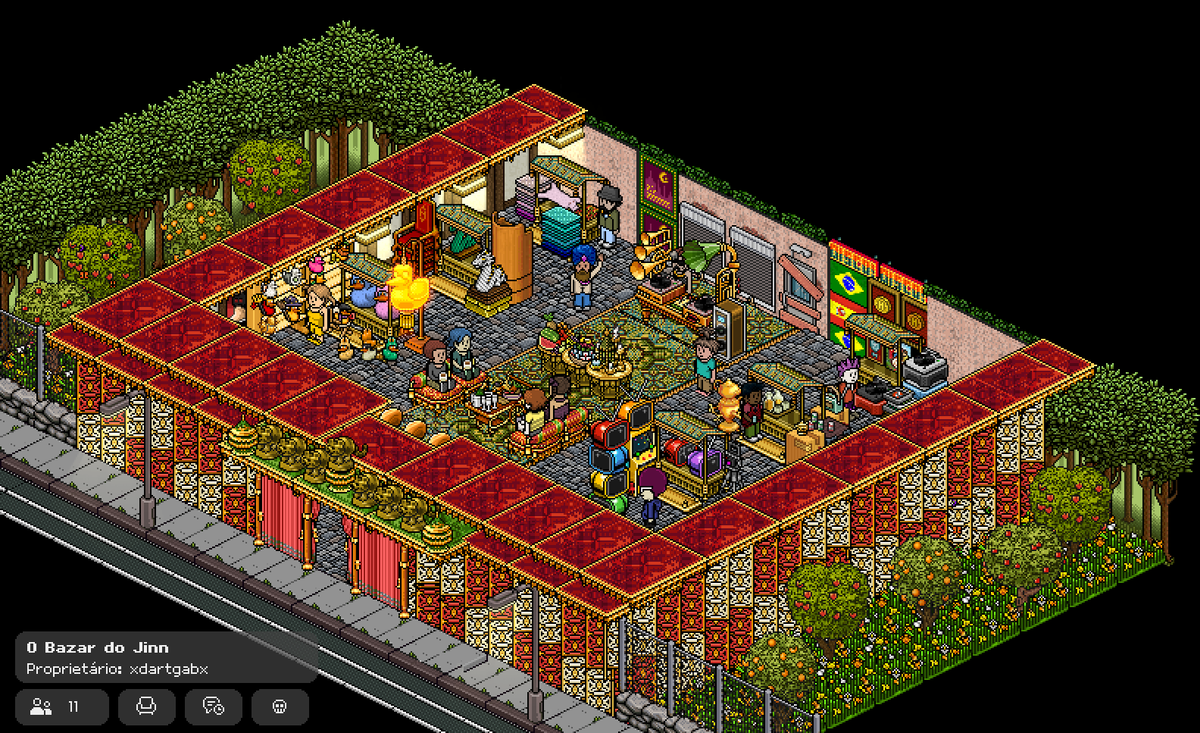 xdartgabx's tweet photo. JINN'S BAZAAR @HabboOrigins #HabboOrigins #Habbo

🇧🇷 discos de vinil, tapeçaria e tesouros raros: O Bazar do Jinn tem de tudo!

🇺🇸 vinyl records, tapestry, and rare treasures: The Jinn's Bazaar has it all! https://t.co/BT1PWR3Uv2