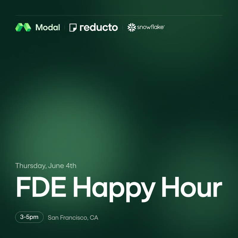 reductoai's tweet photo. We're kicking off Snowflake Summit this week! Hosting two fun events:

🏊‍♂️ High Tide at the Dive with @motherduck @_hex_tech @braintrust @AirbyteHQ at the Jewish Contemporary Museum | 6/1 7-10pm

🍻 FDE Happy Hour with @Snowflake @modal at Kona's Bar | 6/4 3-5pm 

RSVP in the comments! 👇