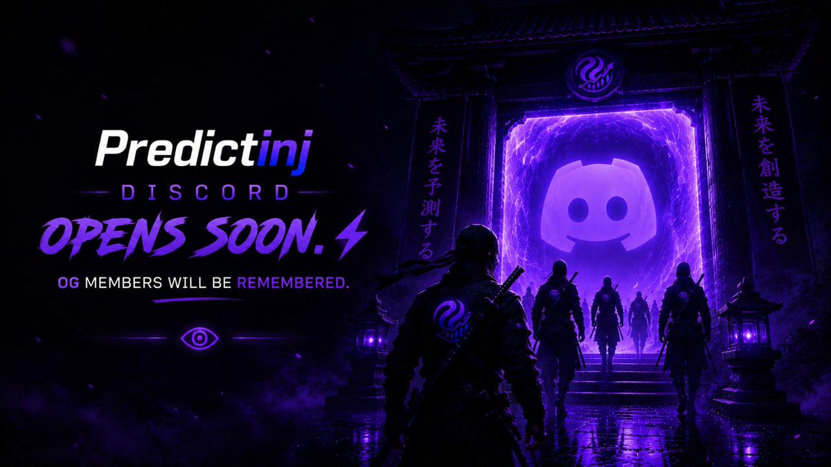 PredictINJ's tweet photo. The first 100 discord members will receive FREE $INJ

The only way to enter is by getting an Exclusive invite by our Ambassadors.

RT &amp; tag a friend that should join. https://t.co/hptqIsB9sQ