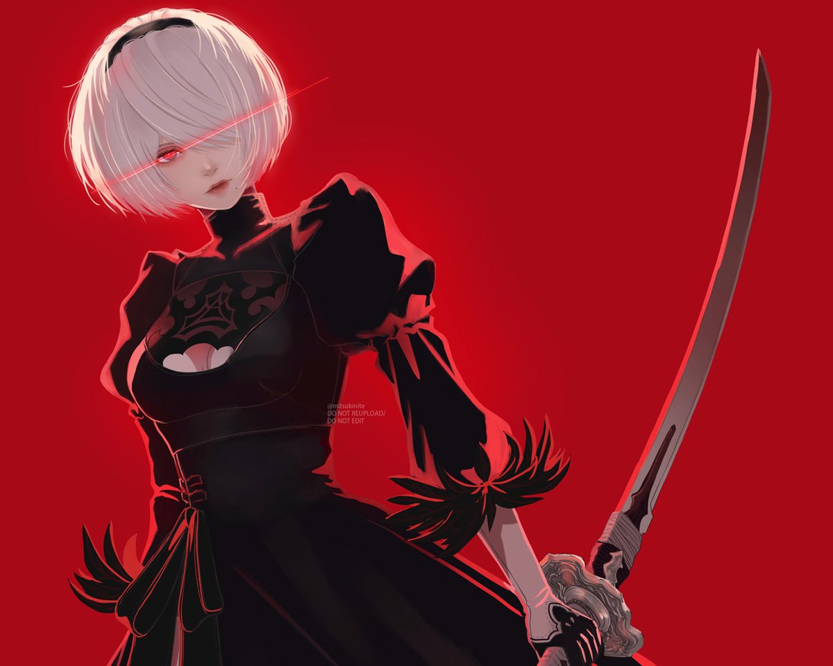 mitsukinite's tweet photo. 2B
recolour of my older art https://t.co/NEhSYz6jWF