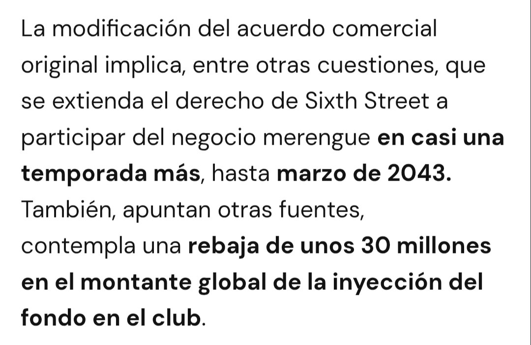 Sakai967's tweet photo. Recordemos que el Madrid se apuntó un ingreso de 360 millones de Sixth Street en 2022, que en 2025 se aplazó un pago de 32,5 millones y en 2026 se espera otra rebaja de 30 millones. Ingresos fantasma, Fair Play a la carta... https://t.co/zghLmIb72c