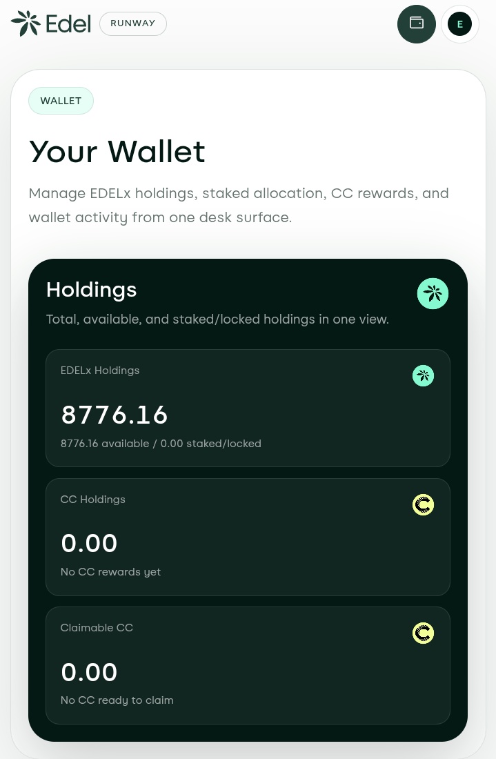 EdDefi1's tweet photo. The Runway Desk is live. https://t.co/2iixJ9mutr