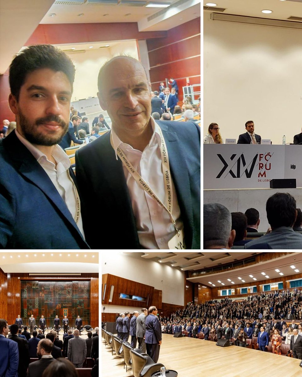 CaiadoGuerreiro's tweet photo. O nosso Managing Partner, @JCaiadoG, e o nosso Advogado Associado, Lauro Cockell Drummond, estiveram presentes no XIV Fórum de Lisboa, realizado na Faculdade de Direito da Universidade de Lisboa.

#FórumDeLisboa #DireitoInternacional #Tecnologia #Inovação https://t.co/4UpcaFVEWY