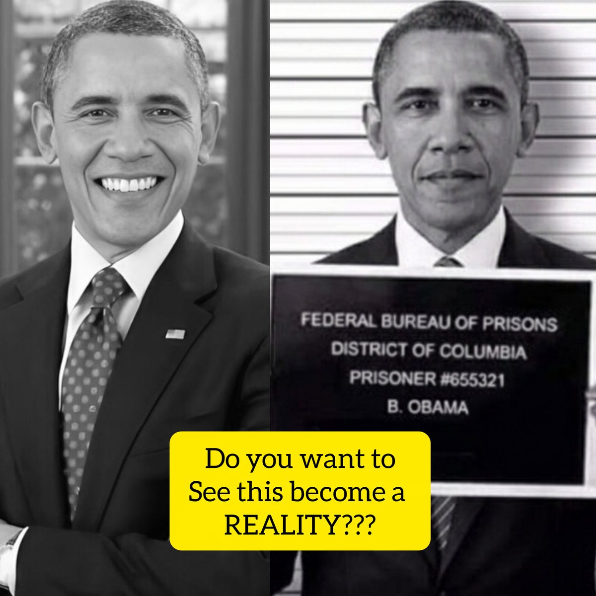 HazelLiaqa4848's tweet photo. Honest poll!
Do you want to see Obama in prison?
1-Yes
2- absolutely not
3-should have happened already

Give honest answer! https://t.co/61SpPqgOag