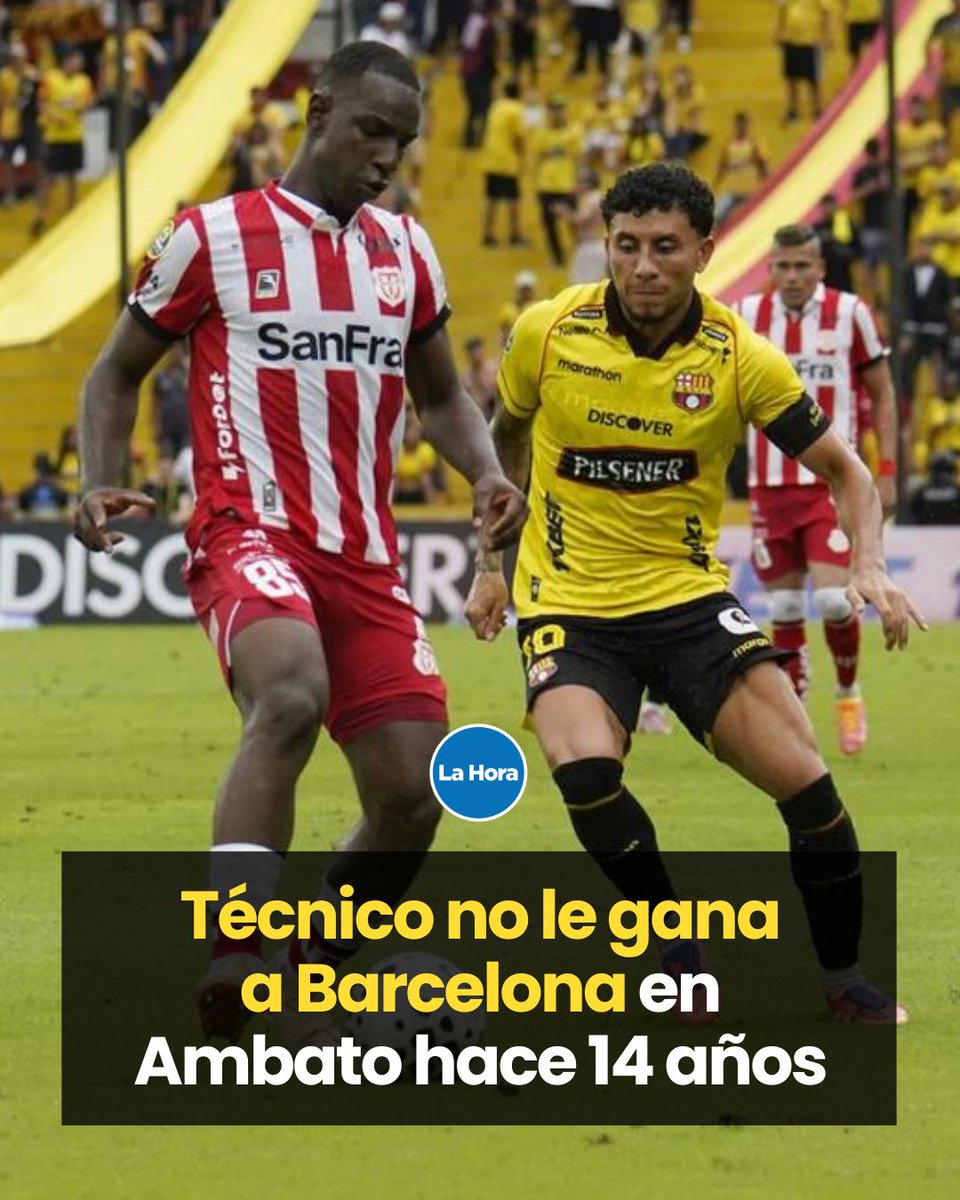 horatungurahua's tweet photo. Técnico Universitario intentará obtener los tres puntos ante Barcelona en el estadio Bellavista este lunes 1 de junio del 2026. La nota ▶️ https://t.co/ZG7rhnxEU4 https://t.co/dhW3BwgQh6