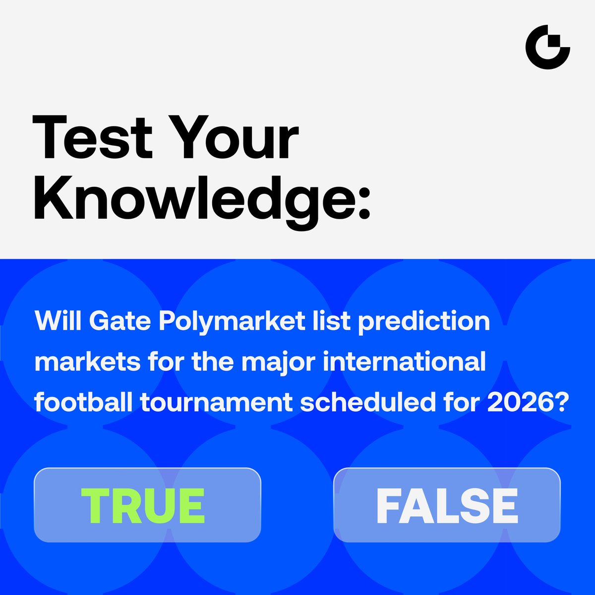 gate_african's tweet photo. Test Your Knowledge on Gate & Win 🚀

🎁 $30 up for grabs for 6 lucky winners

❓ Question is on the image below 👇  
📌 How to participate: 🔹 Follow @gate_african 🔹 Like & Retweet 🔹 Comment your answer + UID 🔹 Tag 3 friends 🔹 Use #GateAfricaTest

⏳ Waiting for your answers in the comment section 👇

#GateAfricaPolymarketTest #Gate #Crypto #Web3 #FootballTrivia