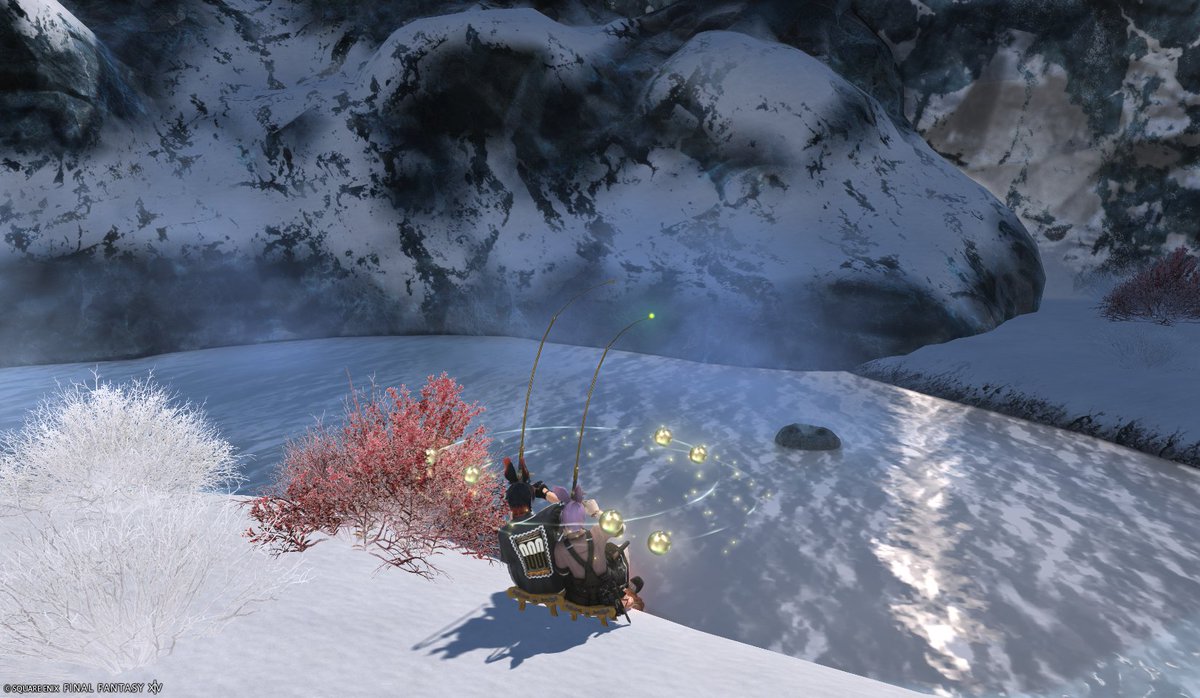 ff14_chy's tweet photo. ツール系の『漁師』やった事無かったので #カズカル でスカイスチール頑張ってる🎣他のギャザクラと違い運要素ある漁師大変すぎる～💦でもコツコツ楽しい！最終段階になったので頑張るぞ…っ　風景が綺麗なのでした✨ https://t.co/ArPThfrj5C