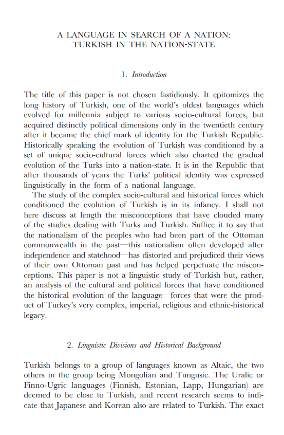 exducturationis's tweet photo. Aslında Dil Devrimi'yle alakalı asıl sorun bu.

Literatürü domine eden yaklaşım, Dil Devrimi'ni sürekli modernleşme ve Erken Cumhuriyet sınırları içinde inceliyor. Aşağıda birkaç örnek bıraktım.

Asıl sorun Erken Cumhuriyet sonrasıyla alakalı neredeyse hiç çalışma olmaması https://t.co/fAwAWZW4DA