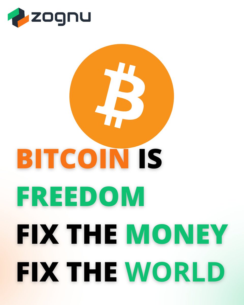 ZognuExchange's tweet photo. ₿ Bitcoin is freedom.

A world with sound money is a world with more opportunity, transparency, and financial sovereignty. 🌍

Fix the money. Fix the incentives. Fix the world.

The future isn't waiting — it's being built one block at a time. 🚀

#Bitcoin #BTC #BitcoinFreedom #FixTheMoneyFixTheWorld #Zognuexchange